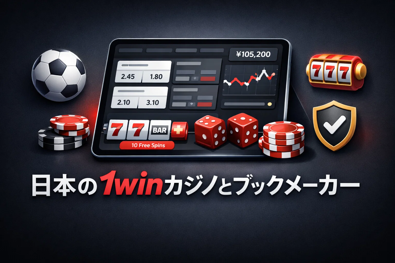 Japan casino and sportsbook dashboard